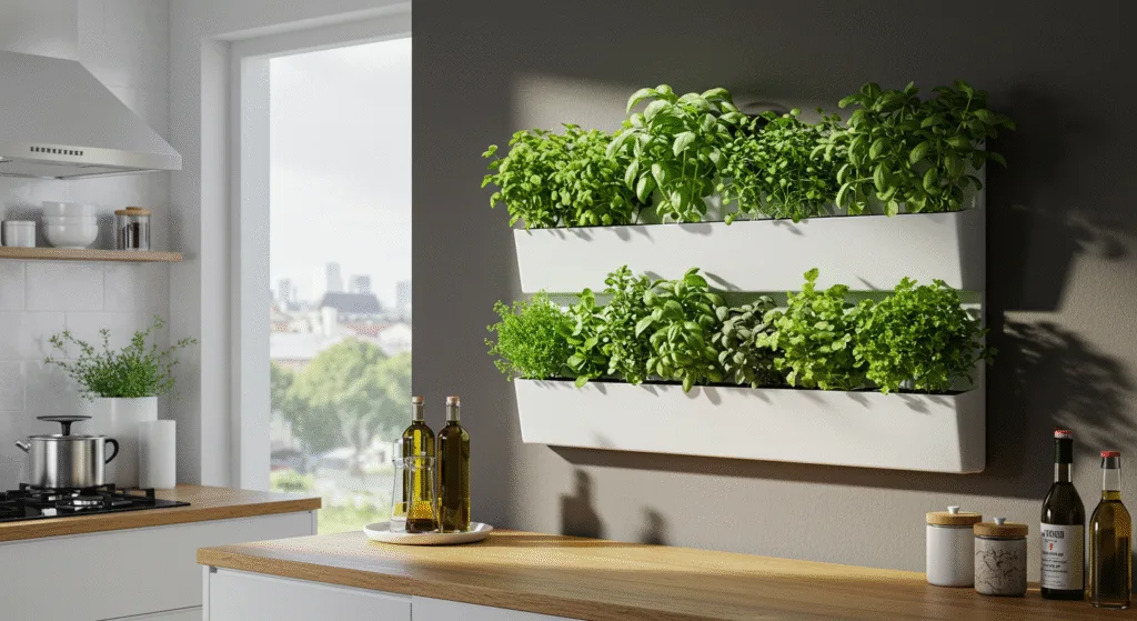Huertos de Hierbas Aromáticas para Cocinas Urbanas: 10 Ideas Prácticas Huertos de Hierbas Aromáticas para Cocinas Urbanas